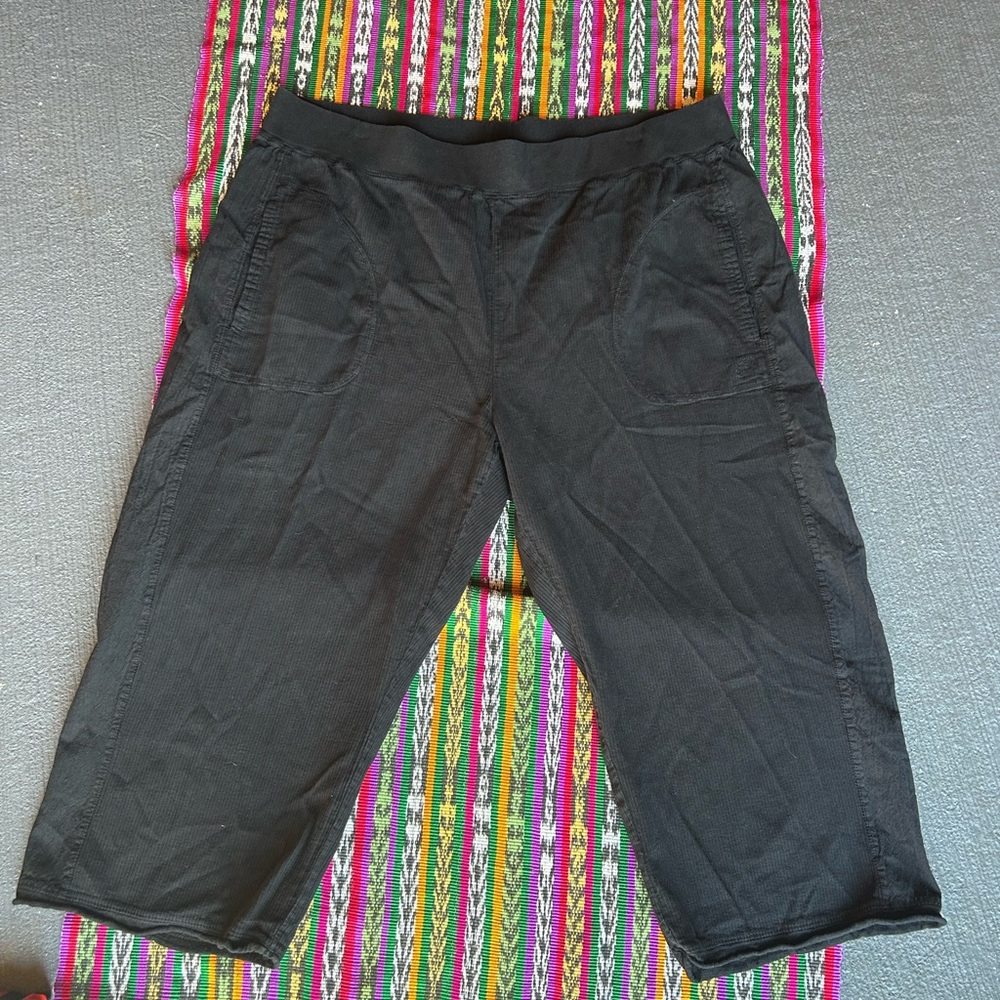 Black Cropped Pants cotton Ginny